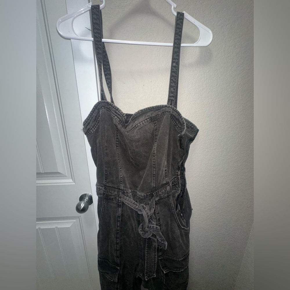 Free People Go West Utility Overalls
